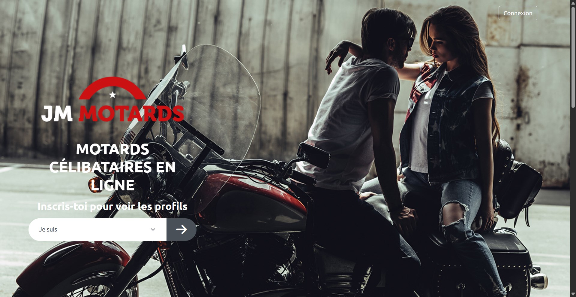 Rencontre entre motard