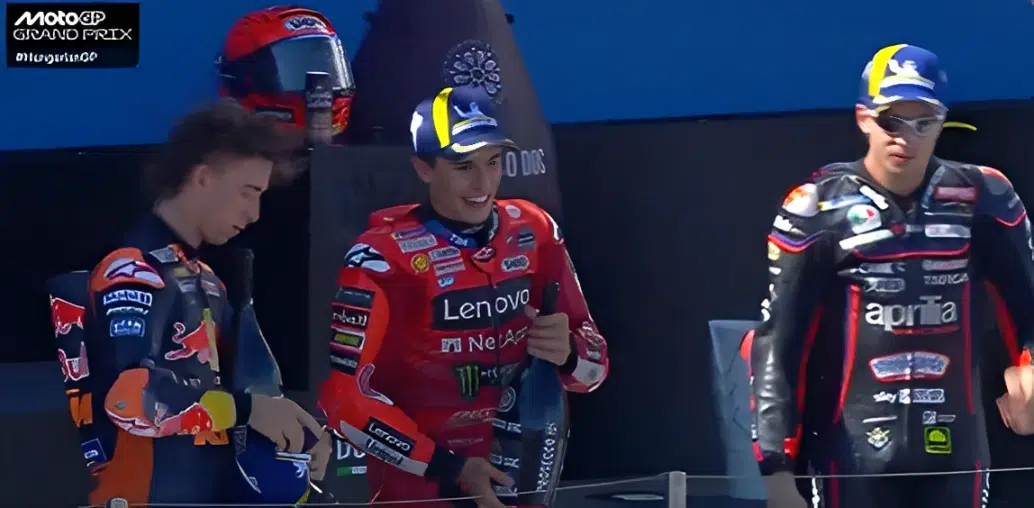 Podium MotoGP Hongrie 2025