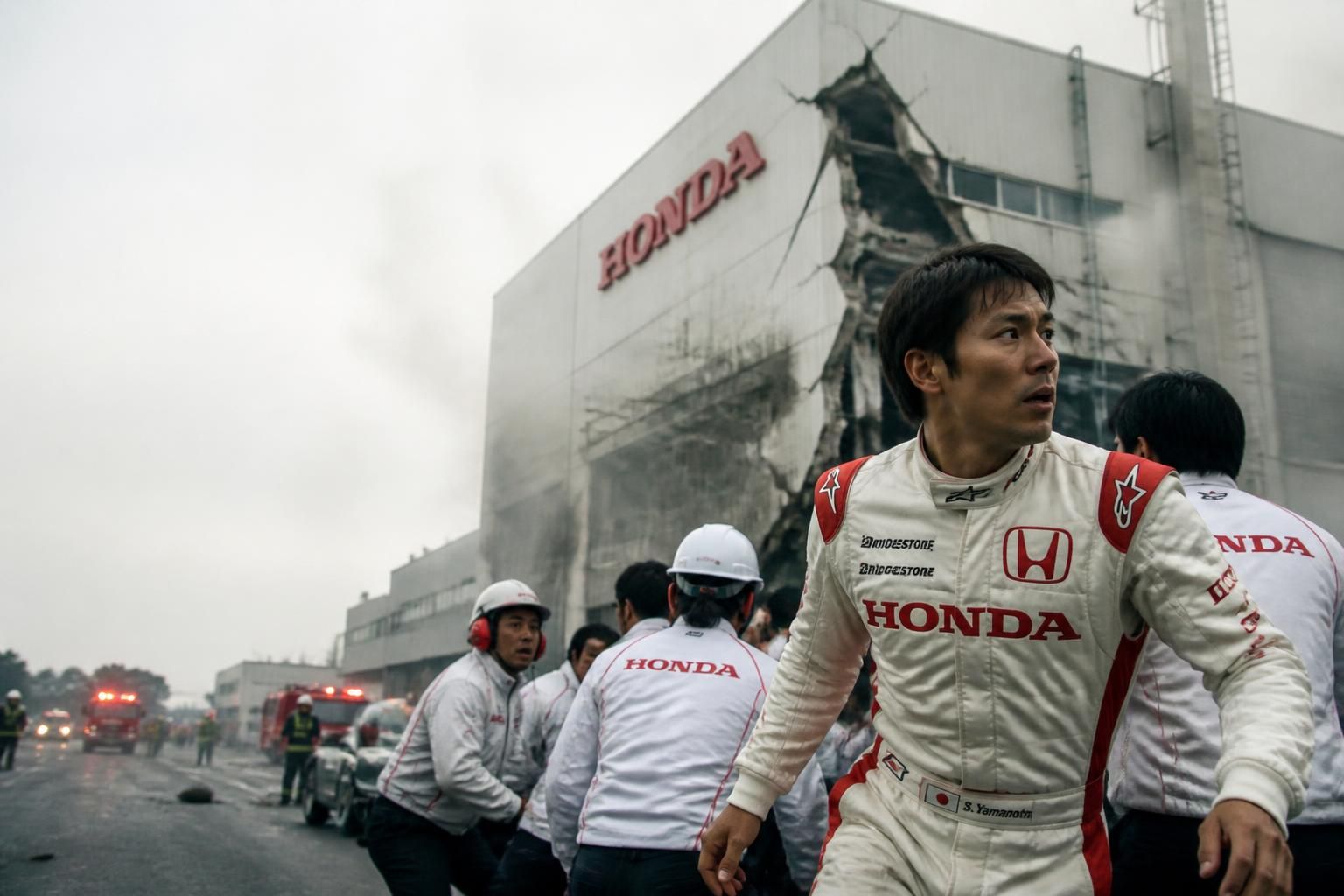 un violent séisme au japon cause d'importantes perturbations dans l'activité de honda et affecte fortement son usine, impactant la production et la chaîne d'approvisionnement.